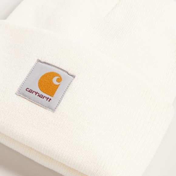 Carhartt White Beanie WIP Watch Hat ONE SIZE - NWT main image 4